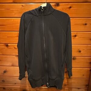Athleta Black Zip-Up Jacket